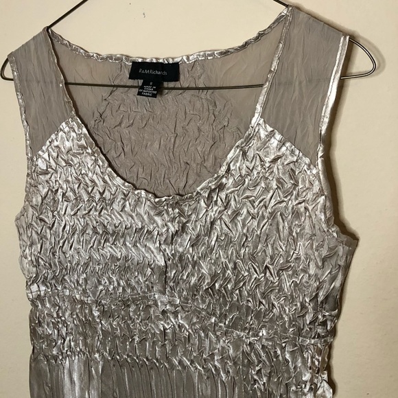 Vintage R & M Richards Champagne Formal Evening wear - Picture 8 of 16